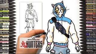 How To Draw Nyanja from Fortnite  Step by Step Drawing Tutorial drawing art howtodraw [upl. by Clarise]