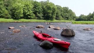 Kayaking the Jump River  CR M Wayside to Village Park Landing [upl. by Apul]