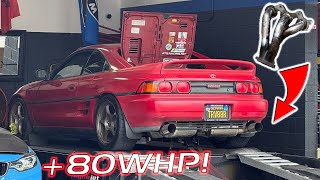 2GR V6 MR2 Frankenstein Motorworks Wilhelm Y Pipe install [upl. by Ardelis]