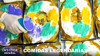 La rosca de reyes es el postre más famoso del Mardi Gras  Comidas legendarias [upl. by Lundquist]