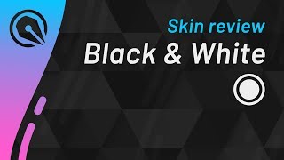 osu Skin Review  Black amp White  skinhouse [upl. by Tanney]