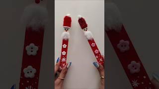 Create a CUTE Santa from an Icecream Stick for MERRY CHRISTMAS [upl. by Ricca632]