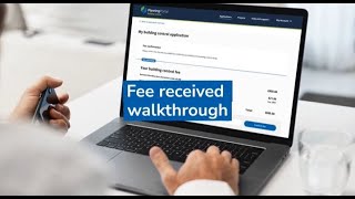 Confirm and pay your Building Control application fee  Building Control Portal Walkthrough [upl. by Enicul]