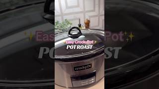 Pot roast recipe ✨ toddlermeals potroast crockpot easydinner [upl. by Remot]