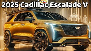 Luxury 2025 Cadillac Escalade VSeries ⚡️ New Facelift Specs Changes Reviews [upl. by Enyledam]