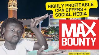 How To Find Highly Profitable CPA Offers  Maxbounty  Social Media Promote [upl. by Anola]