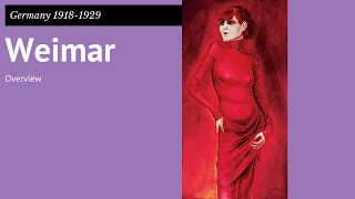 GCSE Germany 3 Overview of the Weimar Republic [upl. by Iliam]