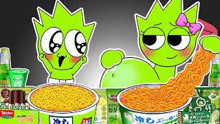 Incredibox Sprunki  OWAKCK Pregnant amp Baby Convenience Store Green MUKBANG  Incredibox Animation [upl. by Jp]