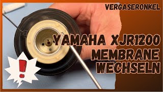 Membrane Yamaha XJR1200 wechseln Schritt für Schritt vom Vergaseronkel [upl. by Seraphine]