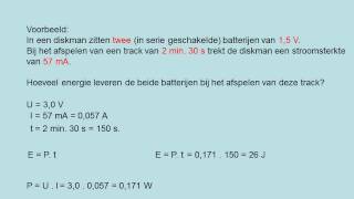 Elektrische energie en vermogen rendement havo [upl. by Zaraf]