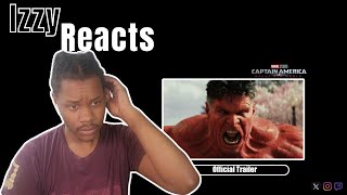 Captain America Brave New World  Official Trailer Reaction  IzzyReacts [upl. by Shreve218]