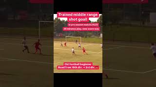 Trained middle range shot goal In pre season match 2425 [upl. by Fabiolas699]