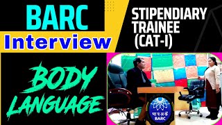 BARC Trainee CATI Interview Body Language  Biochemistry Bioscience Life science bio interview [upl. by Lindemann]