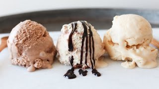 How To Make Nutella Peanut Butter And Stracciatella Ice Cream  By One Kitchen Episode 557 [upl. by Hurff]