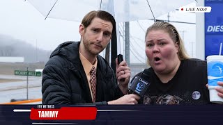 Trailer Trash Tammy goes LIVE on the News [upl. by Naujahs]