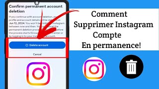 Comment supprimer définitivement un compte Instagram 2024  Supprimer le compte Instagram [upl. by Ahsenrad]