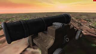 3D Cannon Showcase in Python Ursina Engine [upl. by Tavis]