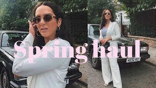 SPRINGSUMMER COLLECTIVE HAUL MANGO HampM amp ZARA [upl. by Nnylyt]