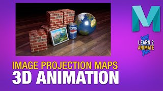 Applying Projection Maps to 3D Models in Autodesk Maya 2022 Beginner Tutorial [upl. by Payson]