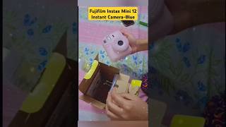 Fujifilm Instax Mini 12 Instant CameraBlueunboxingshortscamerayoutubeshorts [upl. by Novart]