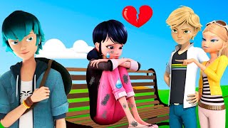 Miraculous ladybug and Cat Noir love story movie Chloe Luka season Marinette doesnt know what to do [upl. by Lexerd]