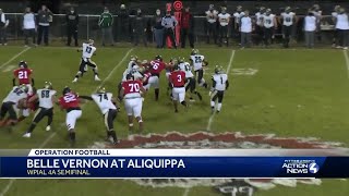 Aliquippa beats Belle Vernon in WPIAL Class 4A Semifinals [upl. by Anitselec52]