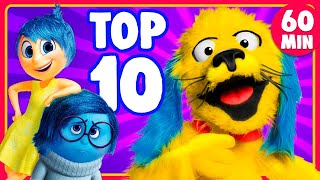 TOP 10  Maratona Mostarda  60 minutos com os melhores vídeos do canal  Desenho Infantil [upl. by Lusar960]