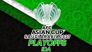 👉🚨Todos los GOLES⚽ COPA ASIA 2027  CLASIFICACIÓN PLAYOFFS IDA [upl. by Ydneh686]