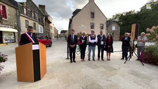 Josselin Linauguration des travaux du centre ville [upl. by Onibla]