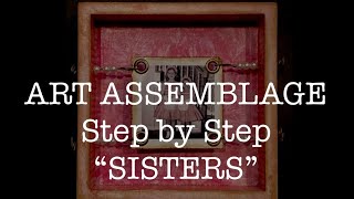 ASSEMBLAGE ART  step by step  altered box Etsy [upl. by Ugo]