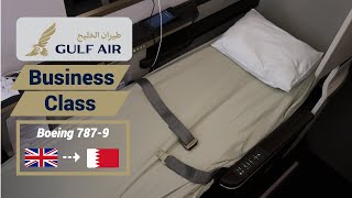 Gulf Air Business Class  Boeing 7879 Dreamliner  London Heathrow  Bahrain [upl. by Lossa807]