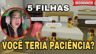 ADOTEI 5 GÊMEAS E O FINAL FOI TRISTE NO ROBLOX [upl. by Diana]