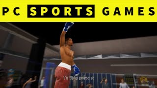 PC Sports Games  PC Boxing Game  Cyber Fight Challenge  First Fight [upl. by Alessig]