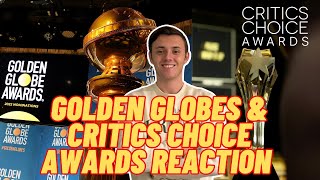 Golden Globes and Critics Choice Awards Nominations  REACTION [upl. by Kaylyn371]