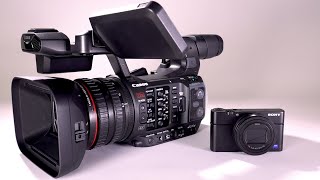 New Canon XF605 vs Sony RX100vii pocket camera WHAAAT [upl. by Siouxie]