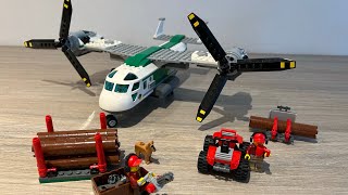 Building LEGO 60021 Cargo Heliplane 2013 [upl. by Augustine]