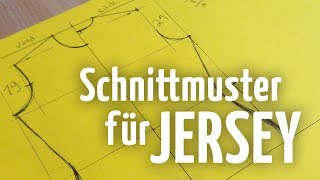 Schnittmuster für Jersey  Oberteil  Ärmel [upl. by Carmela844]