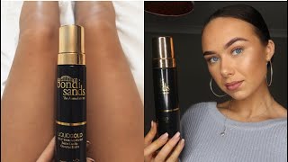 BONDI SANDS  LIQUID GOLD SELF TANNING FOAM REVIEW [upl. by Lennard495]