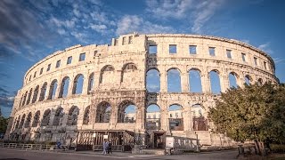 Pula Croatia Fantastic Roman City and Roman Amphitheater Tour [upl. by Ursula]