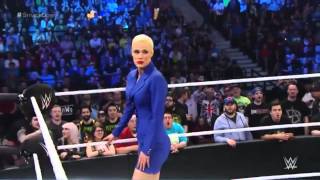 Lana says cheering for her angers Rusev  WWE Smackdown Segment  May 7th 2015 [upl. by Nyrahs]