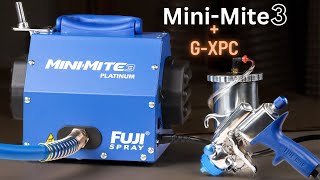 Fuji Mini Mite 3  GXPC HVLP Spray Gun Features and Benefits of Turbine System and Paint Sprayer [upl. by Sisak]