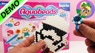 Aquabeads Português kit  Divertidas e lindas pérolas para criar e decorar [upl. by Akinahc]