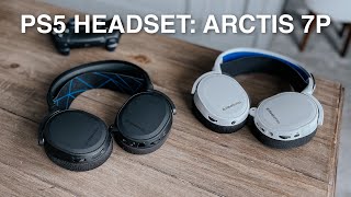 PS5 SteelSeries Arctis 7P Headset Full Review  Mic Test vs Astro A20 [upl. by Davina]