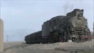 Chinese Railways  Steam at Sandaoling JS 建设 282s Working Between Kengkongzhen amp Xuanmeichang [upl. by Leissam]