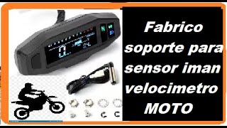 cómo instalar velocímetro con sensor de iman en moto enduro [upl. by Goff]