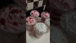 Vanilla amp strawberry glass cakes glass jarcake cake vanilla strawberry homemade hygienic [upl. by Aivan494]