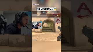 prime scream😰cs2 counterstrike csgo [upl. by Roehm501]