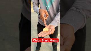 Rubber Band Chips Blast Magic Trick magic shorts [upl. by Gregoor751]