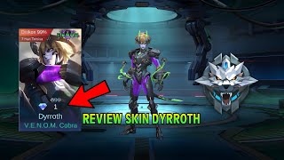 REVIEW SKIN DYRROTH VENOM SPECIAL PROMO 1 DIAMOND💎😄 Akun Smurf [upl. by Aira]