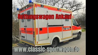 Rettungswagen 516 CDI RTW Mercedes Sprinter gesucht [upl. by Annaicul]